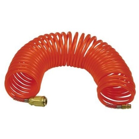 Manguera Espiralada Nylon Para Aire 7.5 Mts 1/4" **