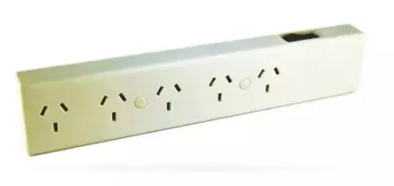 Toma Multiple 5 Modulos Sin Cable Con Interruptor