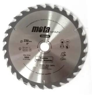 Sierra Circular Widia 230x30 Dientes