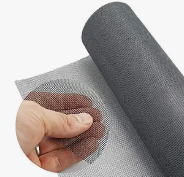 Tejido Mosquitero Plastico Eco 1.2M $XMt Gris (Rollo 30M)