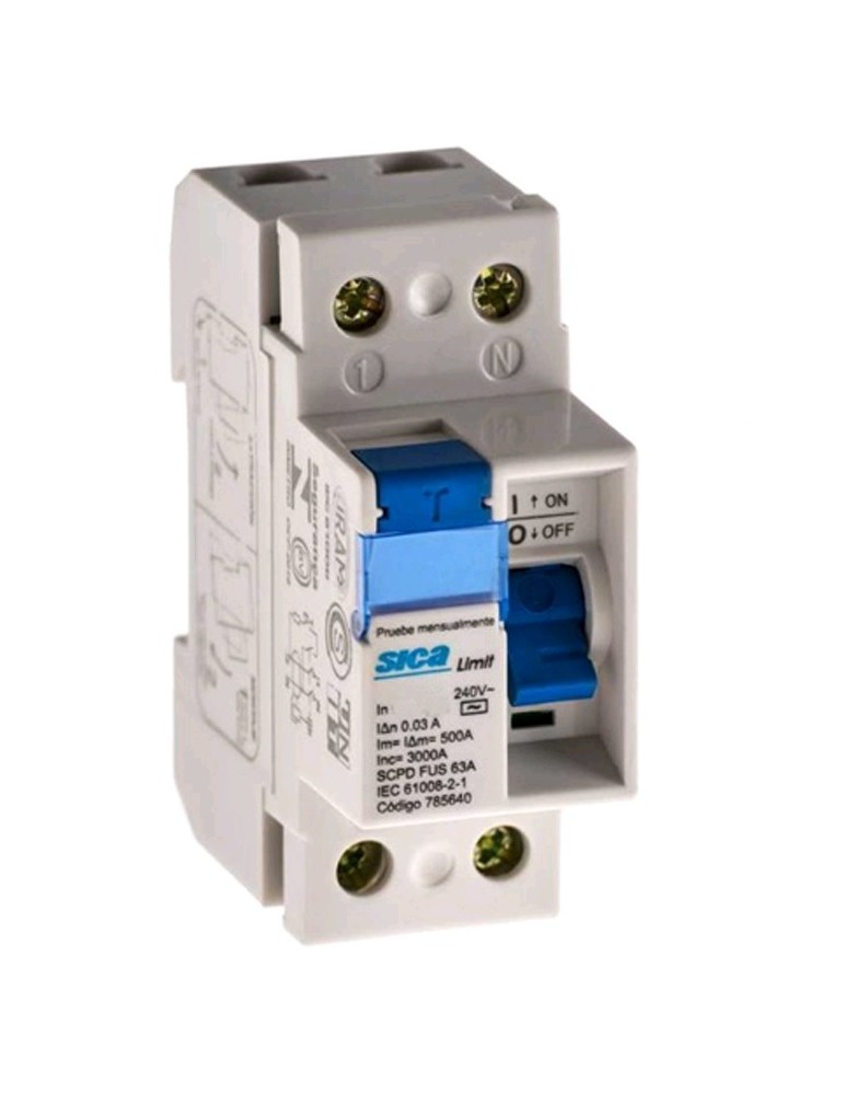 Disyuntor Int Dif 2x16A US 10 MA