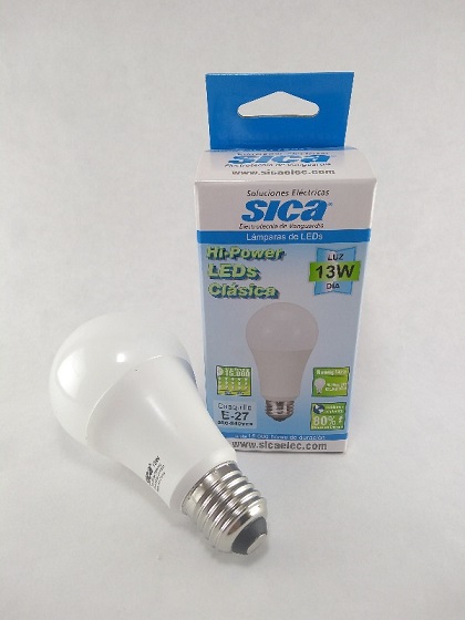 Lamp LED Clasica 13W E27 Fria Luz Dia