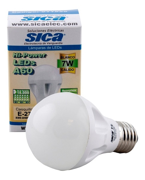 Lamp LED Clasica 7W E27 Calida