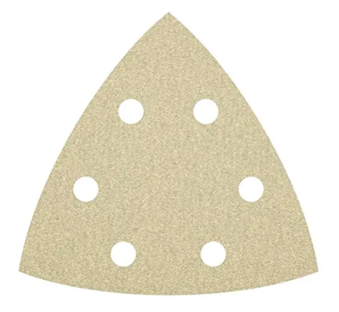 Triangulo Lija Velcro 96 Mm #80 Tipo De Perforacion GLS15