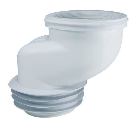 Aro De PVC Desplazador P/Base De Inodoro 60mm