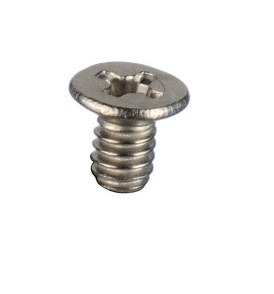 Tornillo 5/32 X 1/4 Bronce Niquelado P/Rejilla