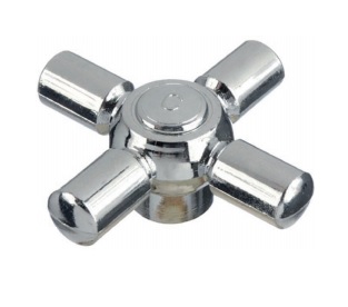 Volante Plastico Cruz Cromo Cromo