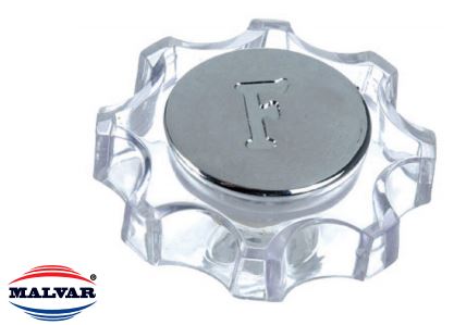 Volante Plastico Tipo Azabache Cristal