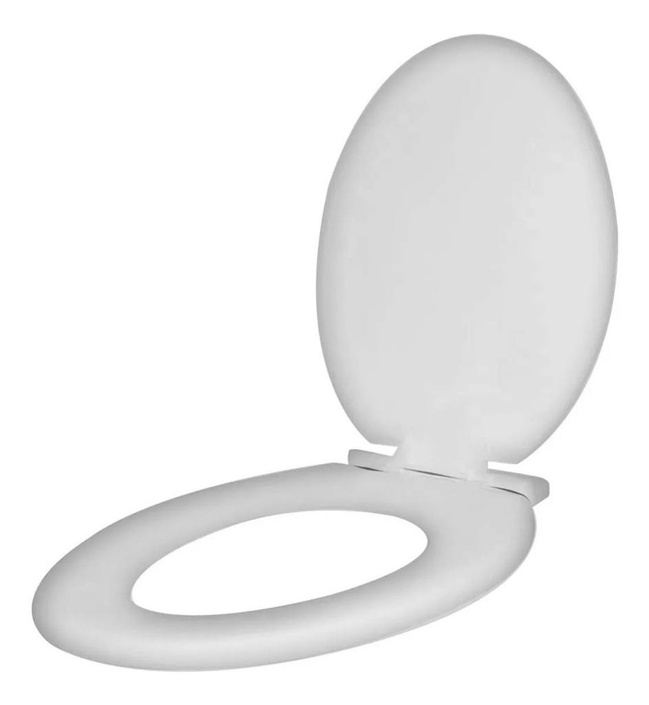 Asiento Mdf Blanco Pilar PL  Herraje Ac Inox Largo 44xA 38