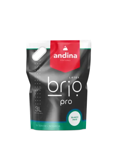 Latex Brio Pro Ext-Int 3Lit    BLANCO DoyPack