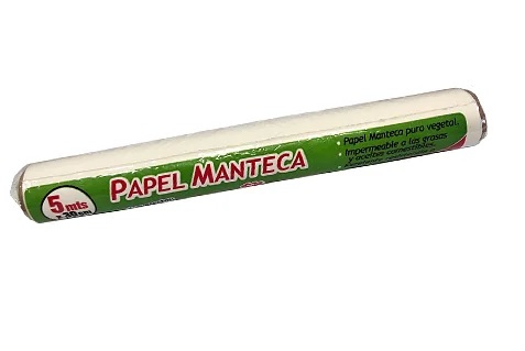 Papel manteca rollo  5 mt - Aprox. bazar