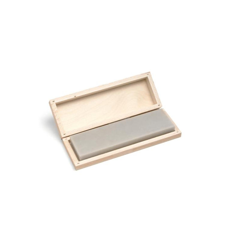 Piedra Afilar 20cm Con Caja Madera