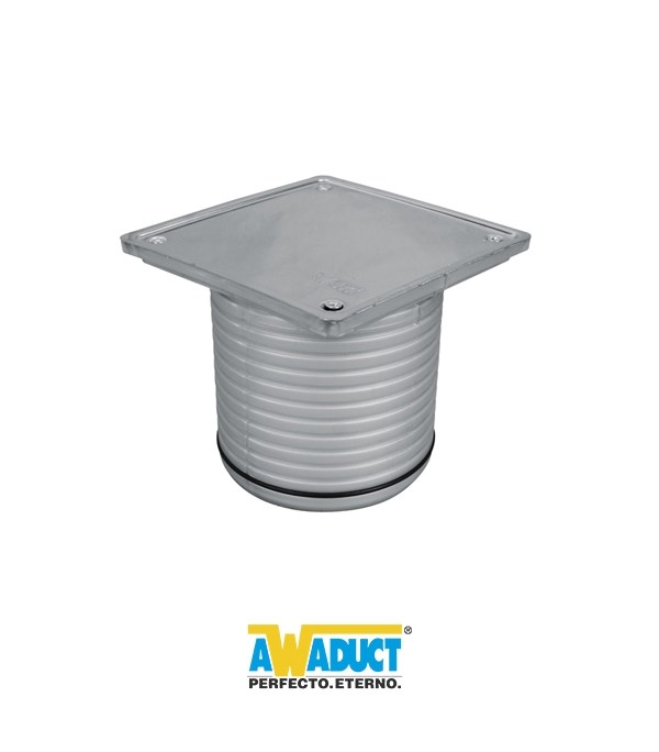 Portarejilla 12x12 Acero Inoxidable Acanalado