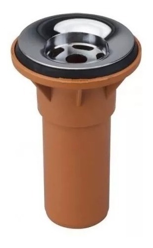 Sopapa Bañera Vertical 40 Crom