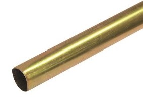 Caño Cortina Ho Zinc Dorado Liviano 1/2" X M (Tira 4M)