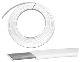 Varilla Chata Blanca P/Visillo  XMetro