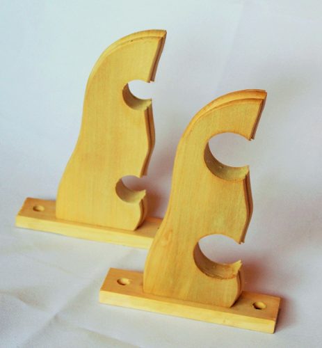 Soporte Doble Comun 14 Mm Abierto Natural