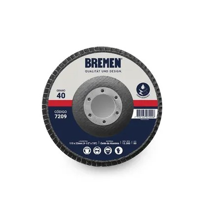 Disco Flap 4 1/2 #80 (Ø115x22mm) Zirconio