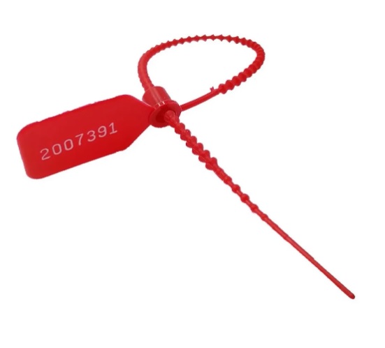 Precintos Numerados Rojo Cola De Raton $ X 10 Unidades