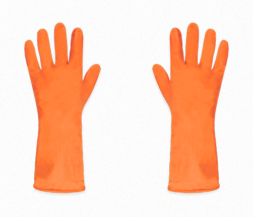 Guante Naranja Grande