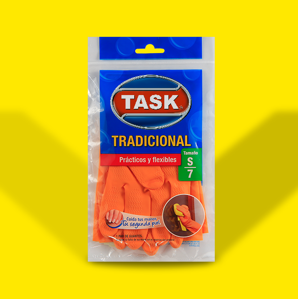 Guante Naranja Pequeño TASK