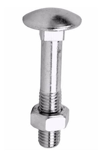 Bulon Cabeza Redonda Con Tuerca   3/8" x 1-1/2"