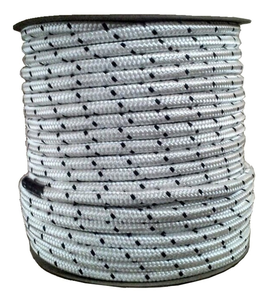 Soga Trenzada De Poliprop -Punto Negro- 28 Mm ($XM)