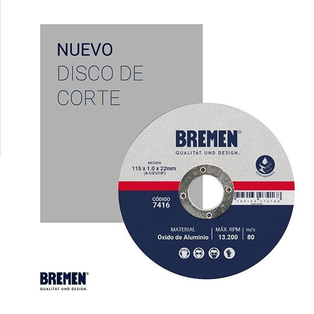 Disco De Corte 4 1/2" (115x1x22mm) Ox Al. $xU (PQX25)