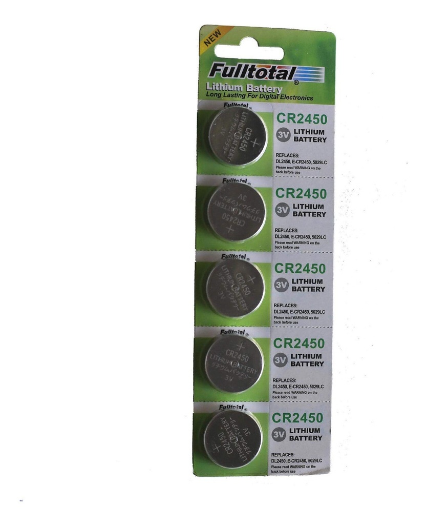 Pila Cr2450   $X Unidad (Blister X 5)