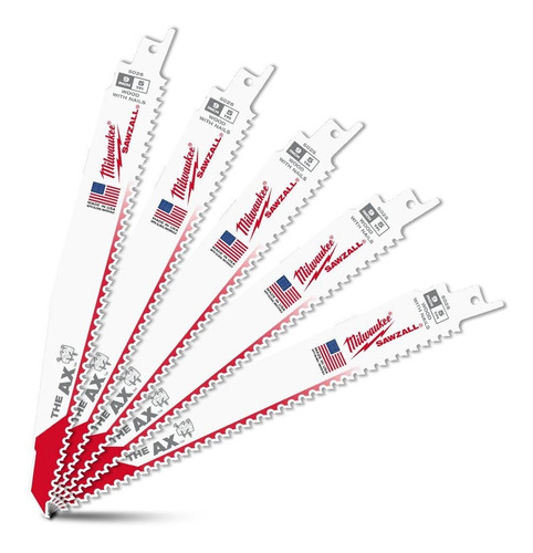 Hoja Sierra Sable  6 PULG  18 TPI $ X Unid (Blist  5 PZAS)