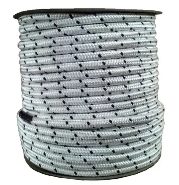 Soga Trenzada De Poliprop -Punto Negro- 22 Mm ($XM)