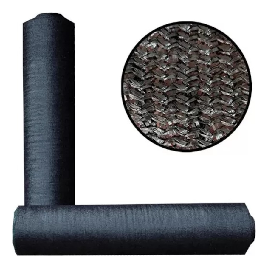 Media Sombra Al 80% Negra 4.20 (Rollo X 50m)