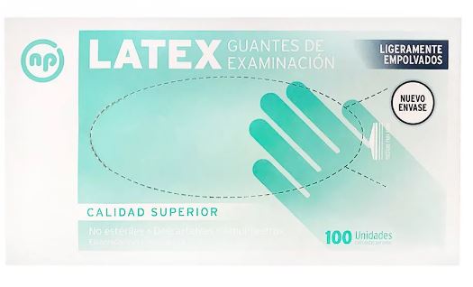 Guante Latex Descartable Quirurgico S/Polvo $ X Par