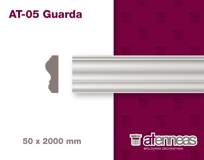 Molduras Decorativas AT-05 $ X Tira De 2mts (Caja X 104ml)