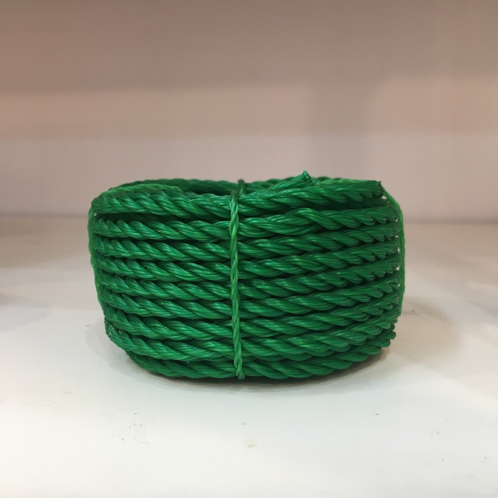 Soga Trenzada De Poliprop Punto Verde P/Lona De Camion 7 Mm