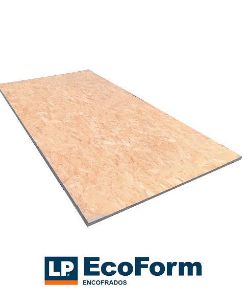 Placa OSB EcoForm 18mm 1.22x2.44 P/Encofrados