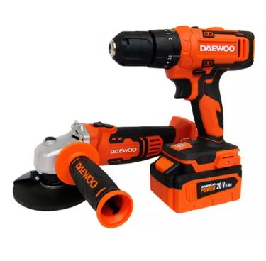 Kit Amoladora Y Taladro Litio Daewoo Daag2000li + Dacd2000li