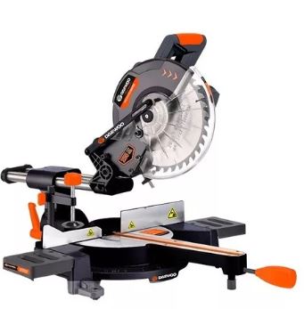 Sierra Ingletadora Telescópica 255mm 1900w 10 Daewoo C/guia