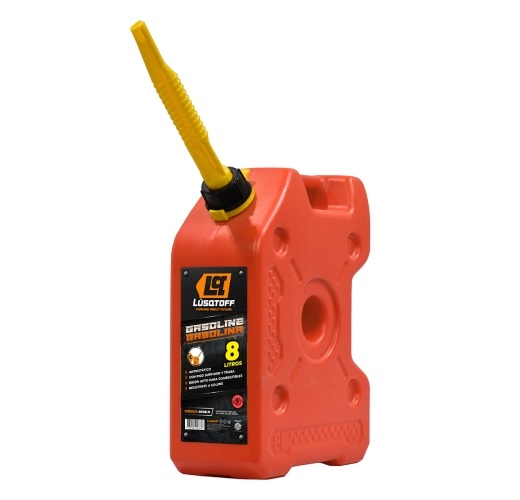 Bidon 8L Extra Chato Naranja