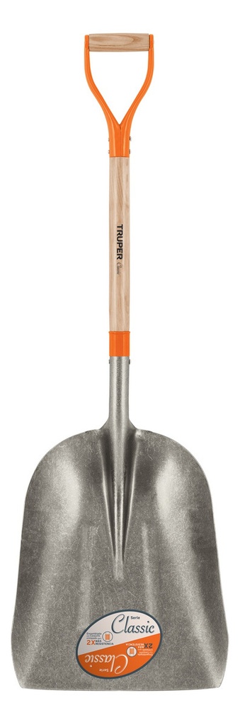 Pala Carbonera Acero Cabo Madera - 36 CM