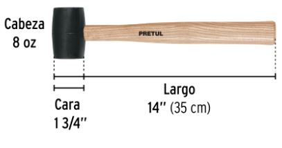 Maza De Hule 8 Oz Pretul