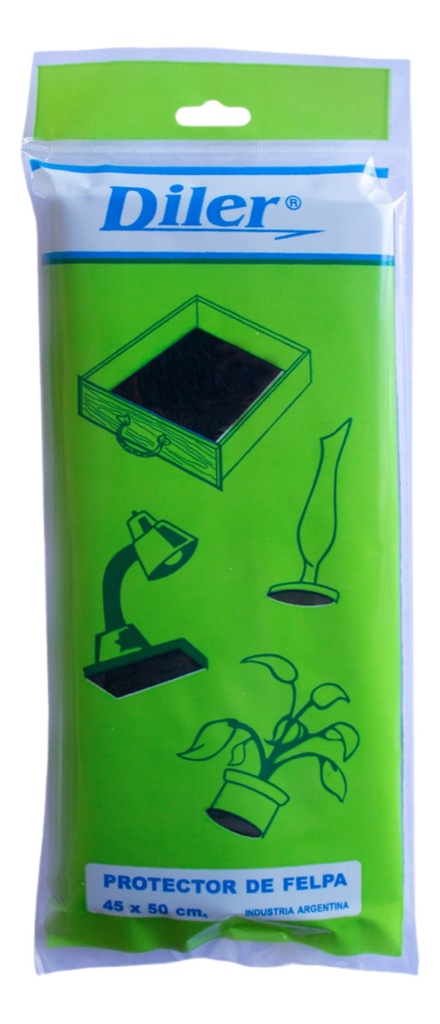 Protector De Felpa 45x50cm Gris