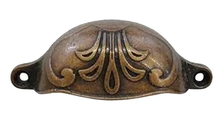 Cubeta Flor Bronce Viejo