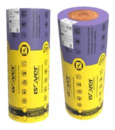 Lana De Vidrio Hidrorep. 50mm X 1.2M X Rollo 18Mts (21.6m2)