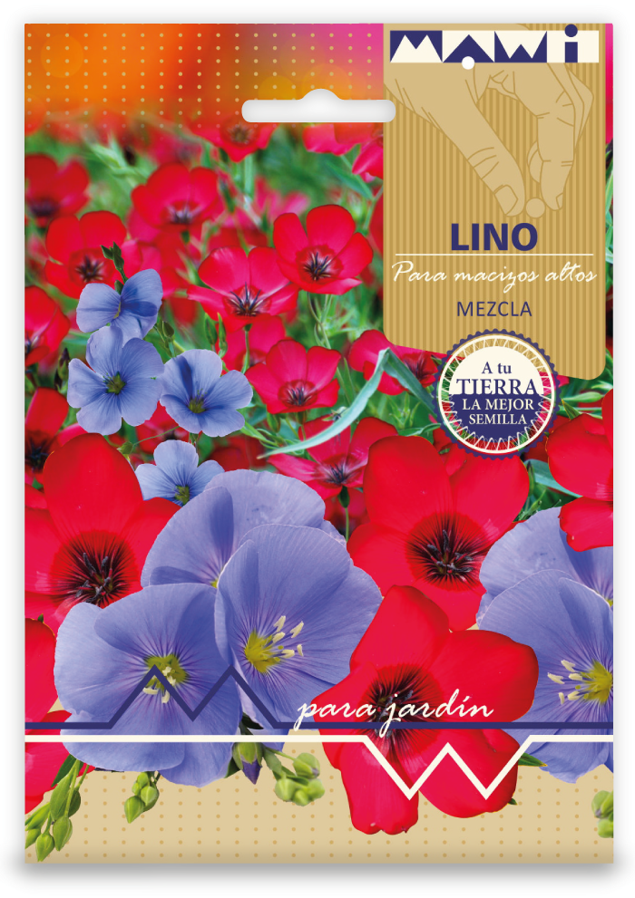 Semillas Flores Lino Azul  100 Semillas X Sobre