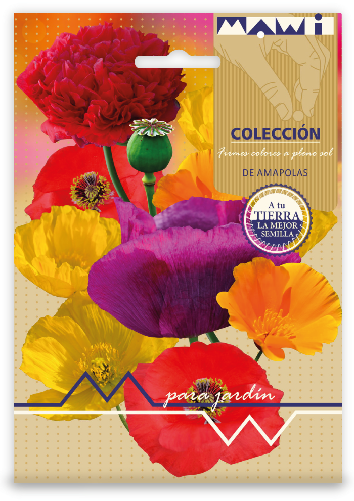 Semillas Flores Mezcla Colec Amapolas X Sobre
