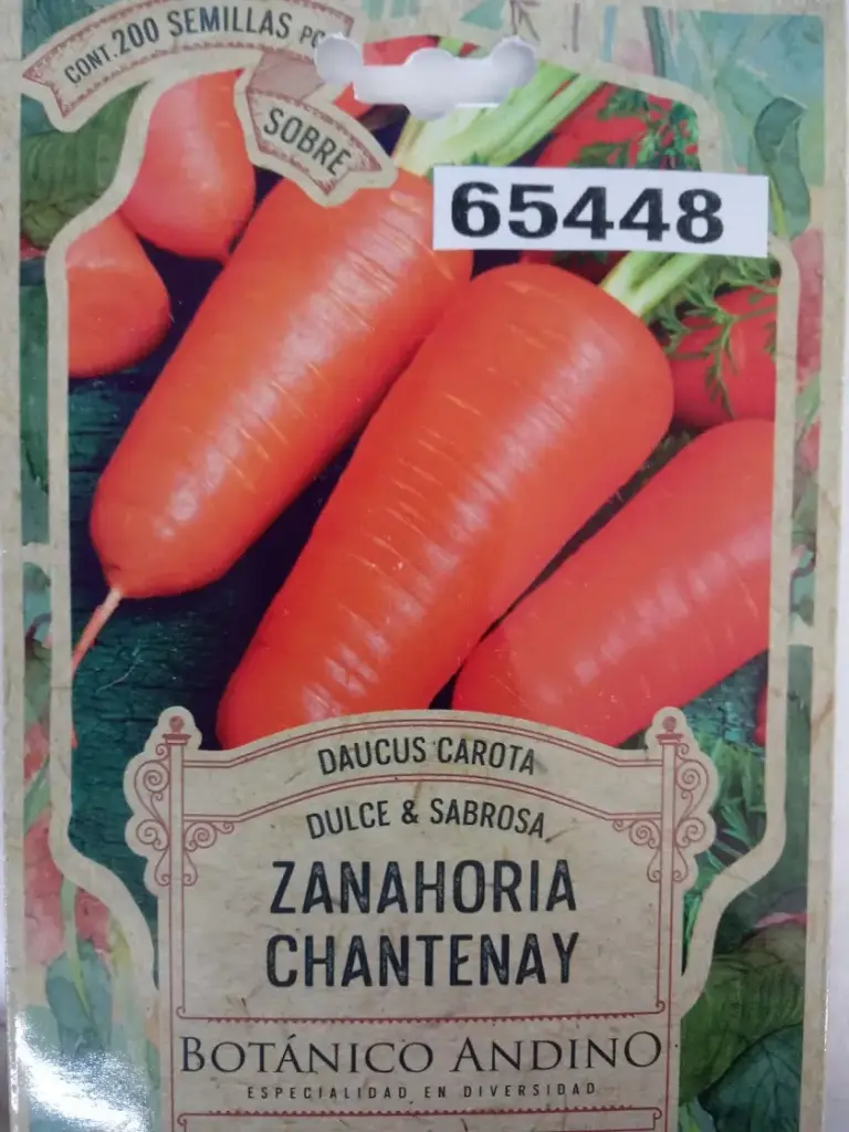 Semillas Huerta Zanahoria 200 Semillas X Sobre