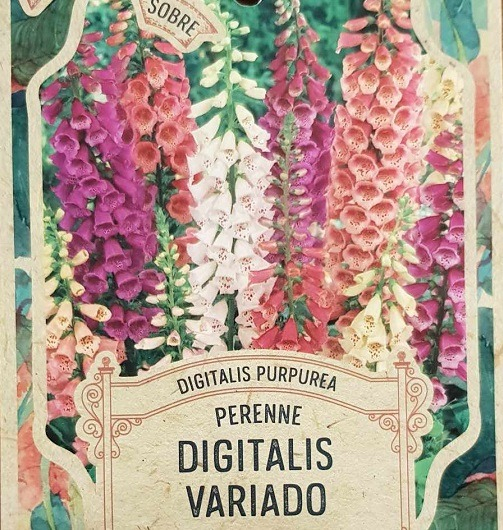 Semillas Flores Digitalis Variados 200 Semillas X Sobre