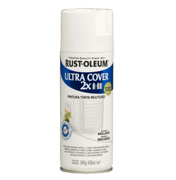 Pintura Aerosol Antioxido MP Satinado Blanco X 340 Grs