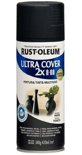 Pintura Aerosol Ultra Cover Brillanet Negro 425gr